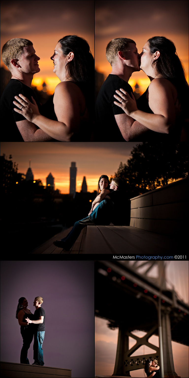 Race Street Pier wedding photos