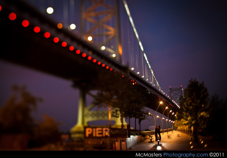 Race Street Pier wedding photos