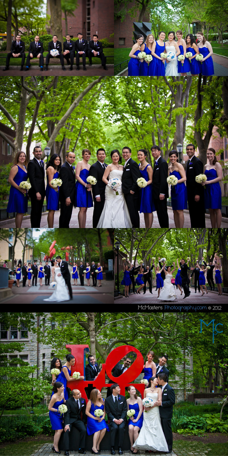 Ben Franklin Institute Wedding Photos