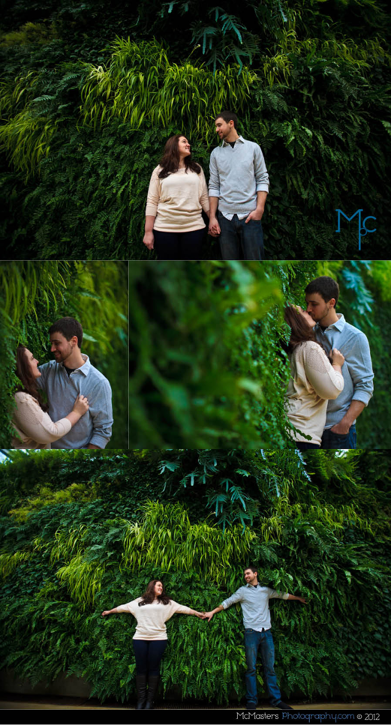 Longwood Gardens Engagement Session Photos