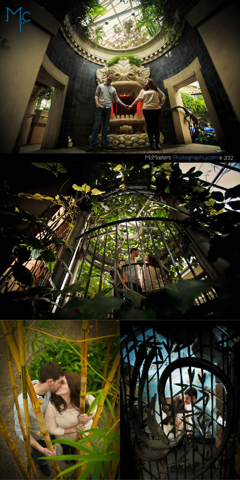 Longwood Gardens Engagement Session Photos