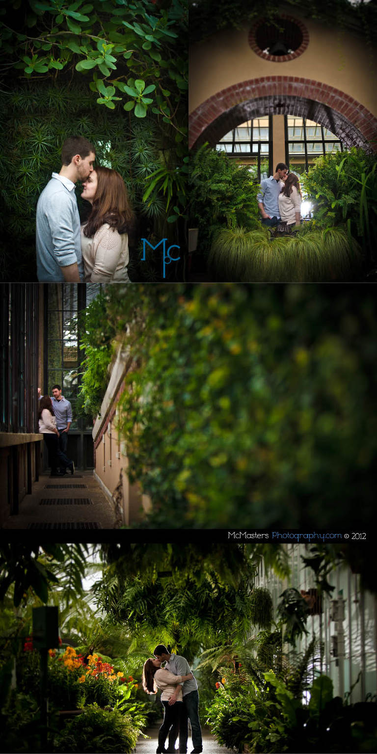 Longwood Gardens Engagement Session Photos