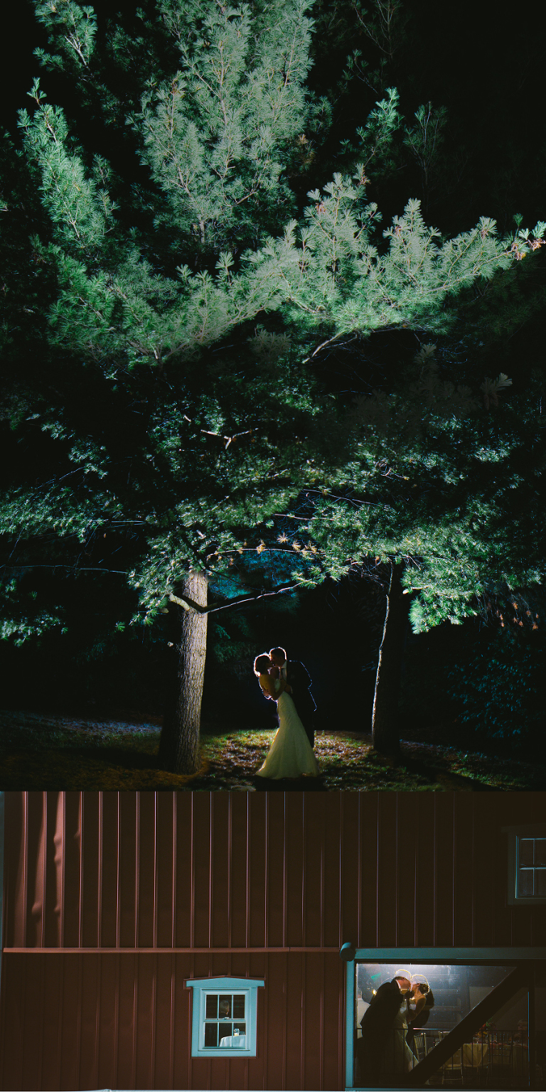 Barn on Bridge Wedding Photos