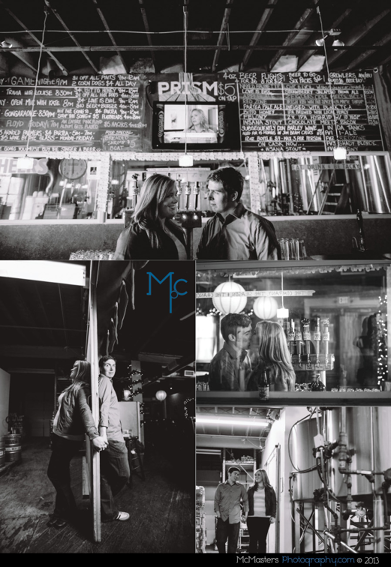 Brewery Engagement Photos 