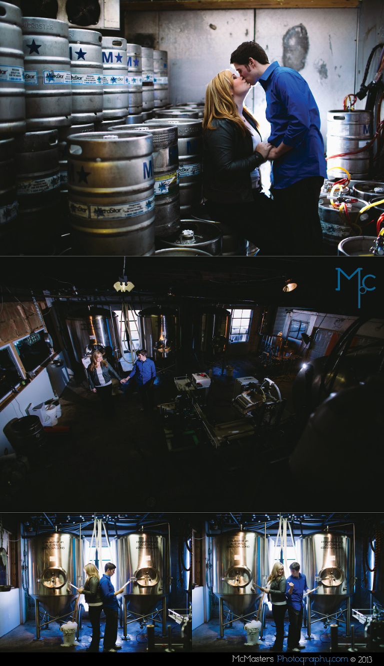 Brewery Engagement Photos 
