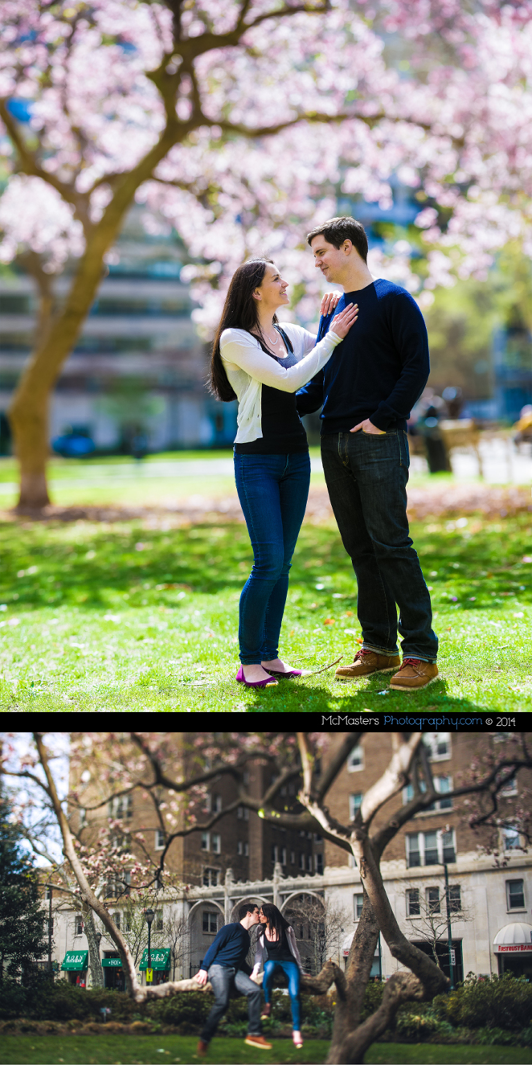 Rittenhouse Square Engagement Photos 