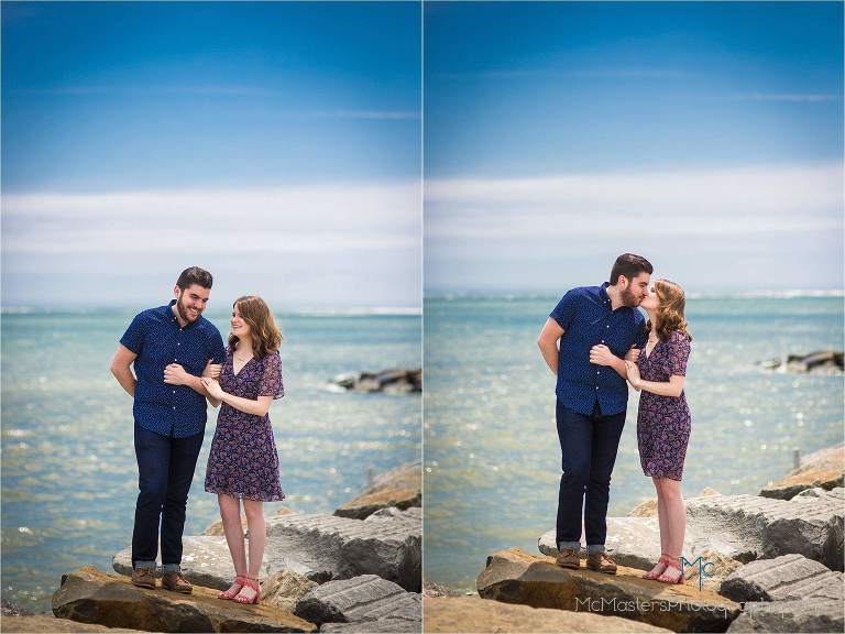 Engagement session in Wildwood, NJ by McMasters Photography a Philadelphia based wedding photography company.