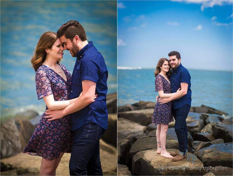 Engagement session in Wildwood, NJ by McMasters Photography a Philadelphia based wedding photography company.
