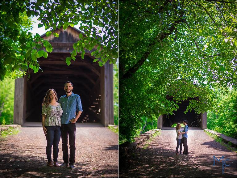 Engagement photos at tyler state park by mcmasters photography. Philadelphia wedding photographer