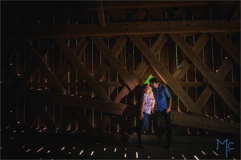 Engagement photos at tyler state park by mcmasters photography. Philadelphia wedding photographer